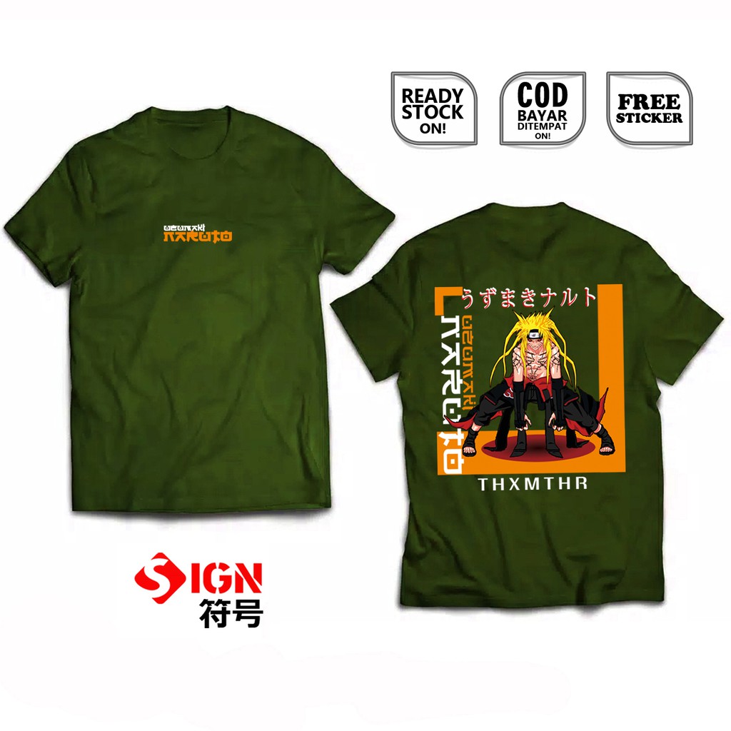 KAOS NARUTO UZUMAKI SASUKE UCHIHA KAKASHI ITACHI HINATA ANIME MANGA JAPANESSE CULTURE BAJU JEPANG SC