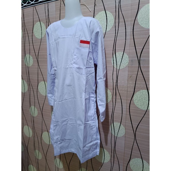 BAJU PUTIH ALWAFA OBLONG/BAJU PUTIH KURUNG MADRASAH/BAJU KURUNG TSANAWIYAH/BAJU KURUNG ALIYAH