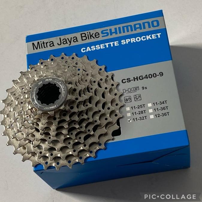 Sprocket Cassette Shimano HG400 9 Speed 11-32T Japan
