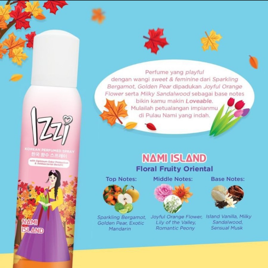 izzi parfume korean spray 150ml