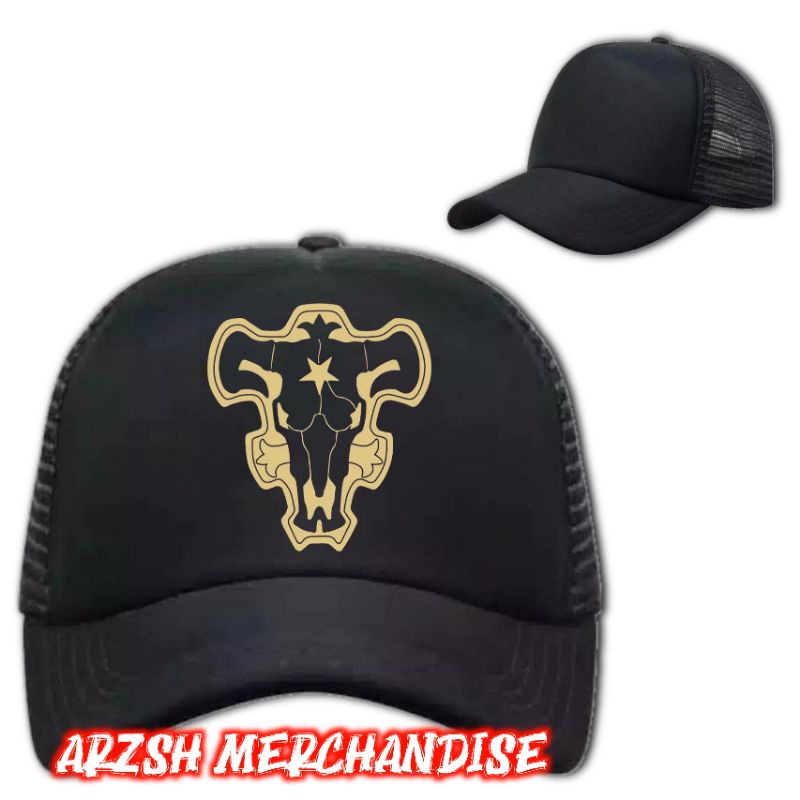 Topi Trucker Anime Black Clover Black Bulls