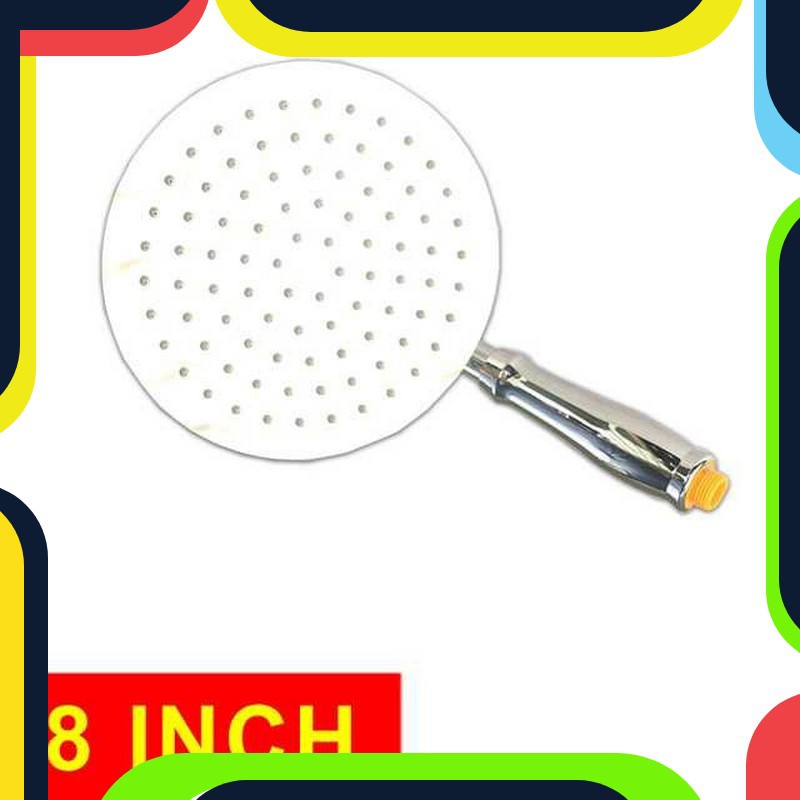 Bayar Ditempat Kepala Shower Mandi Rainfall Stainless Steel Round Shower - 201