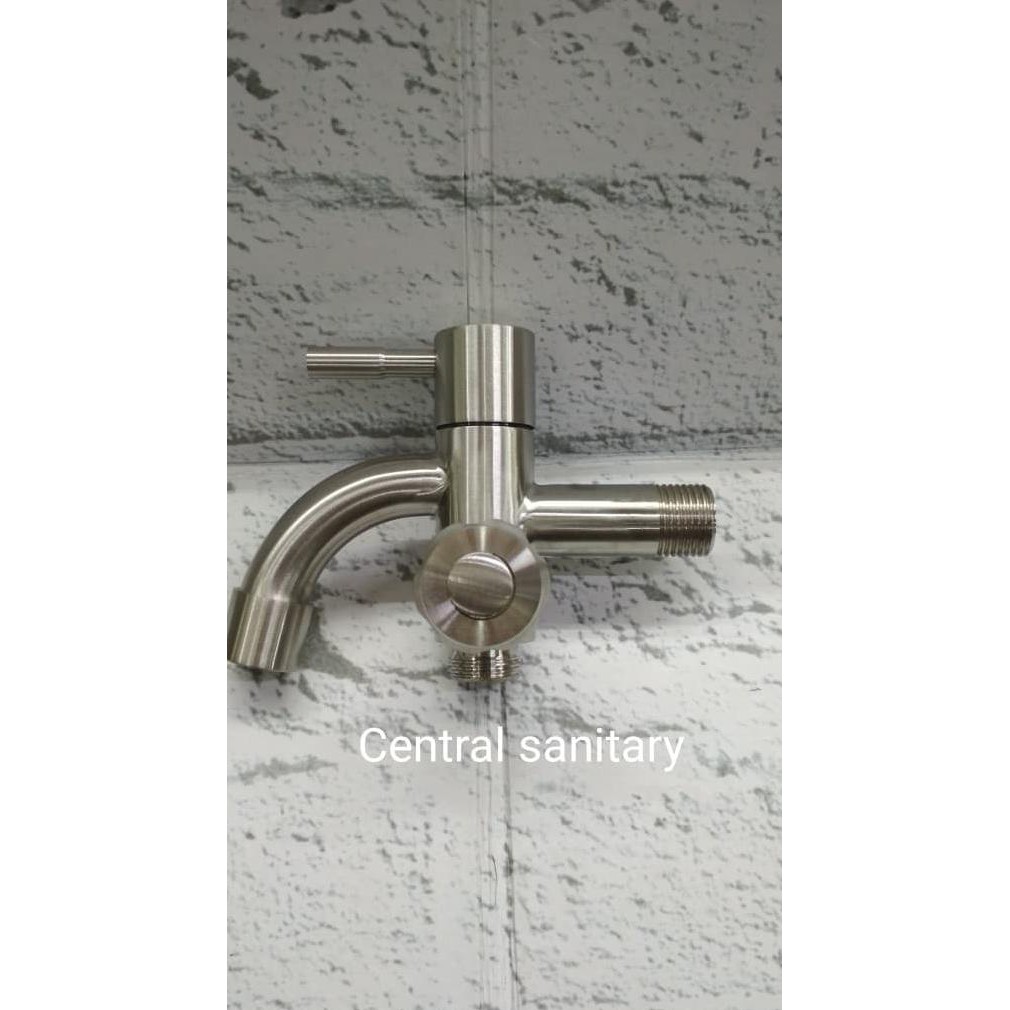 kran cabang/kran shower stainless/kamar mandi/model toto tembok