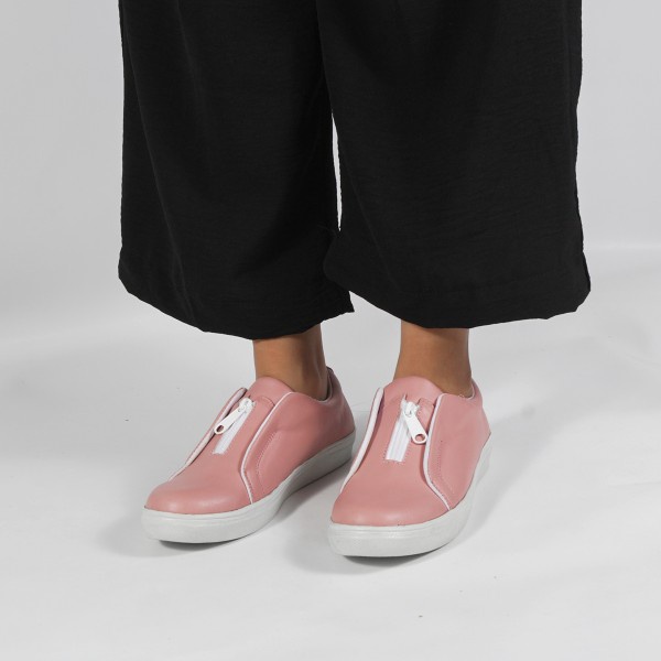 Sepatu Sneakers Wanita V 3781 Brand Varka Sepatu SlipOn Wanita Kuliah Kerja Hangout Warna Pink