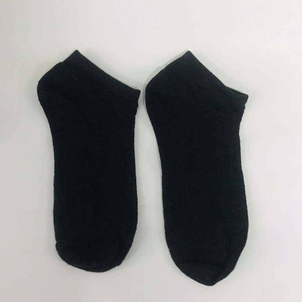 ⭐Gogoland⭐ Kaos Kaki Ankle Cute Kaos Kaki Pendek Polos dan Motif Semata Kaki Import Murah Motif Polos R108 R568 KK006-MOTIF 2 HITAM