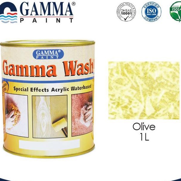 Gamma Wash - OLIVE - Cat wash Motif Spesial Efek
