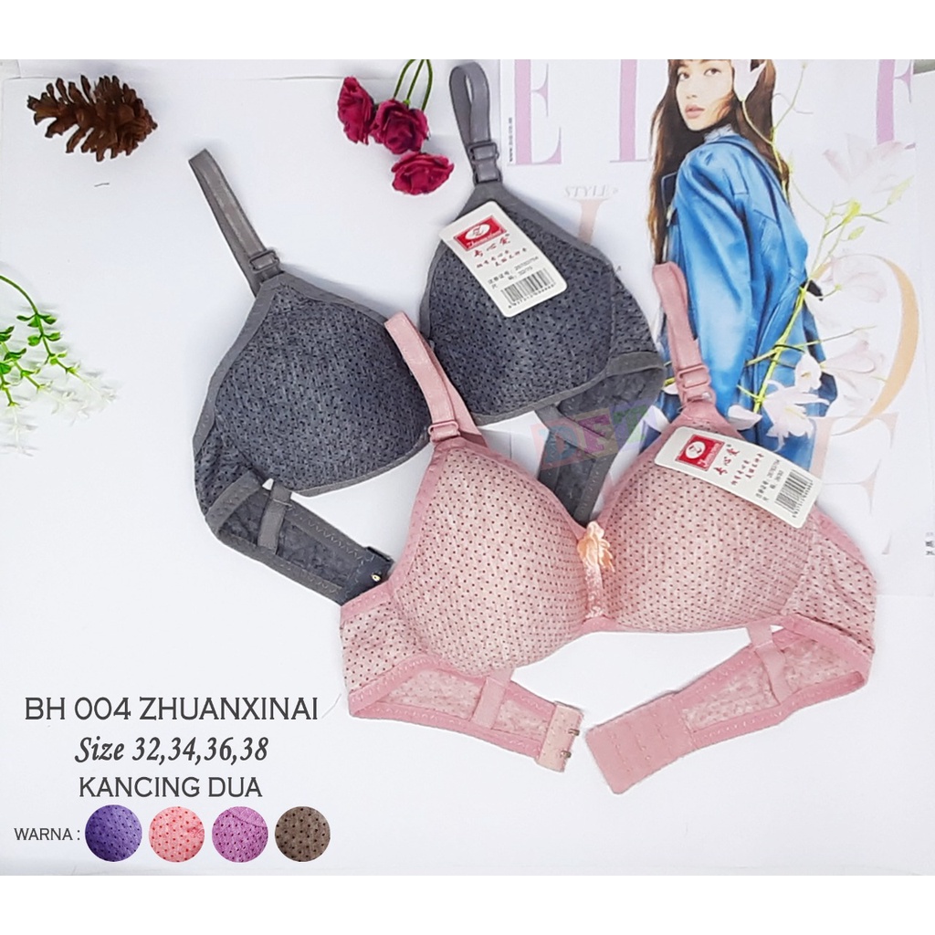 VS - Bra Fashion Wanita Bra Wanita Murah BH Busa Tipis Push Up Bra Zhuanxinai Real Pic