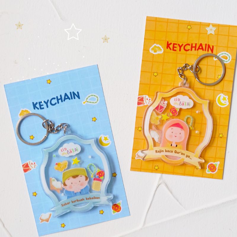 

Keychain 3d lucu Lebaran Idul Fitri