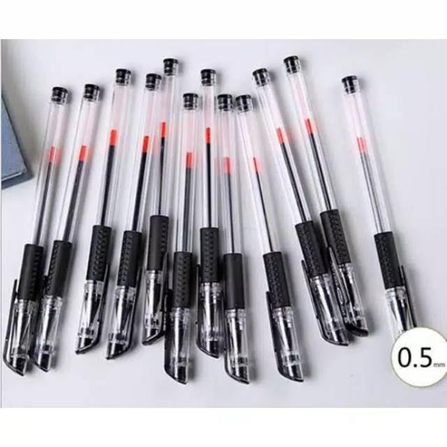 

Pulpen gel murah / pulpen warna hitam / pena / alat tulis kantor