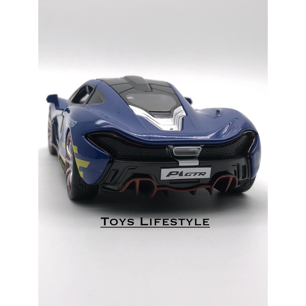 Mainan Mobil Diecast McLaren P1 GTR 1:32 (Biru)