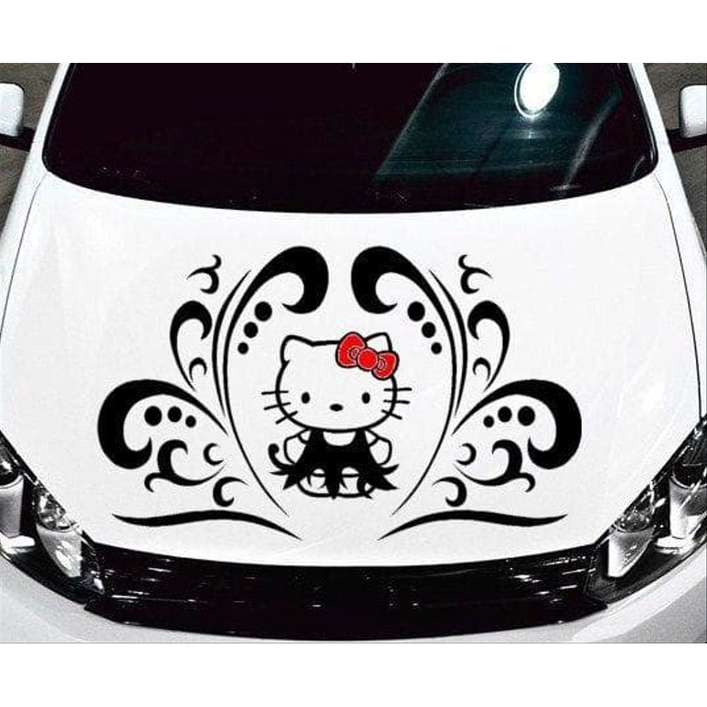 [COD] STIKER KAP MOBIL STIKER HELLO KITTY STIKER BRIO STIKER ALYA STIKER AGYA ACCOR CIVIC DAN LAIN