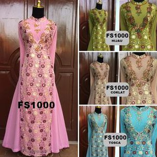  TERBARU  BAJU  PESTA GAMIS  SARI INDIA  FIKASHOP VLKSH1000 