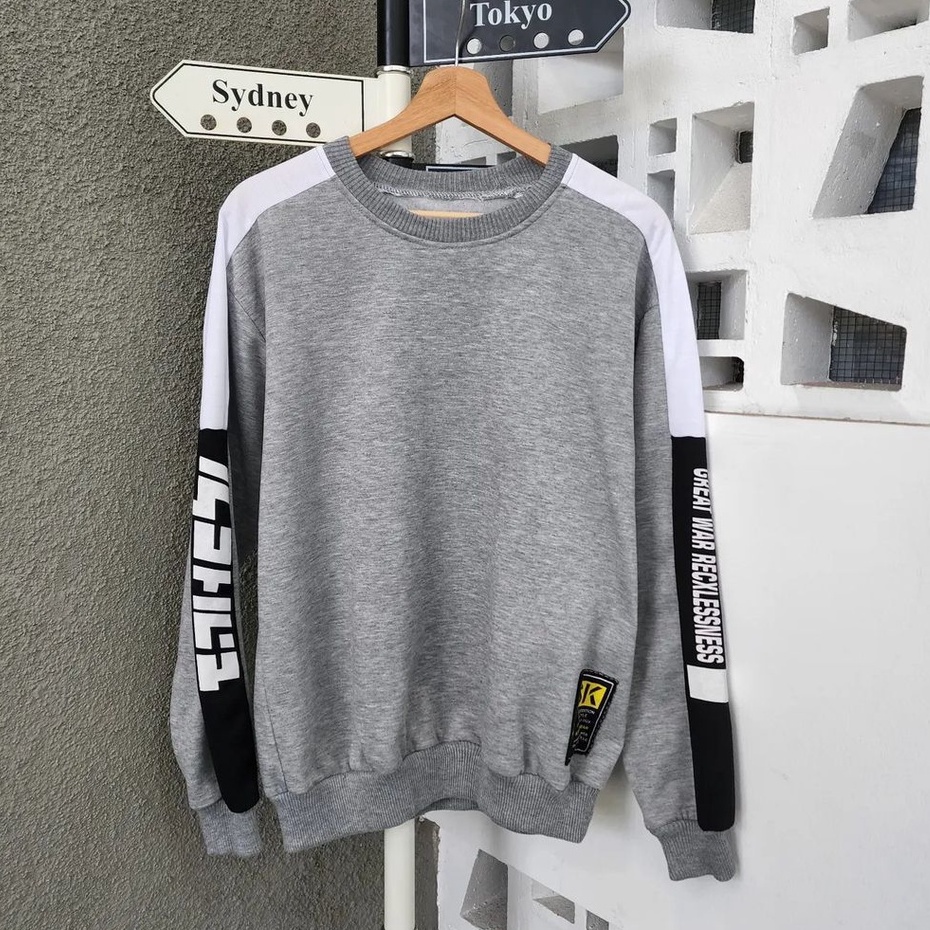 Sweatshirt Oversize Wanita Sk Oblong Bahan Pleece Terbaru