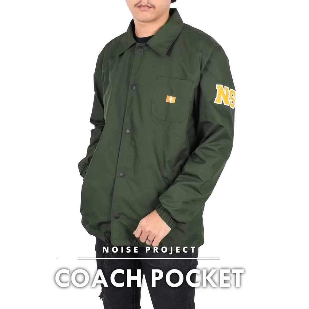 COACH JACKET POCKET NOISE PROJECT ORIGINAL