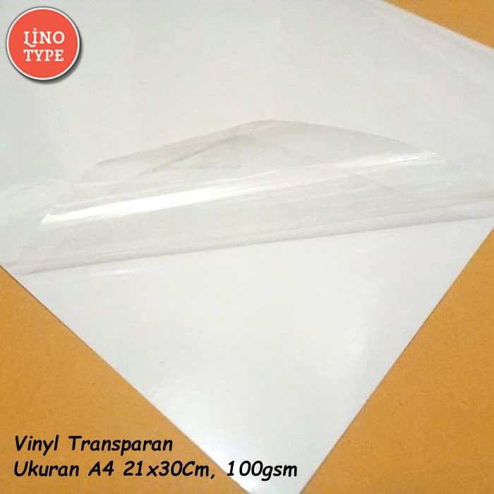 

STIKER VINYL TRANSPARAN GLOSSY A4 21 x 30 cm
