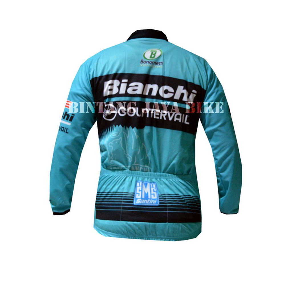 Jersey Sepeda Lengan Panjang Bianchi