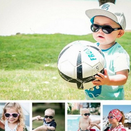 Babiators Aviator Kacamata Hitam Sunglasses Anak - Black / Pink / Blue Berjemur Sunbathe Penutup