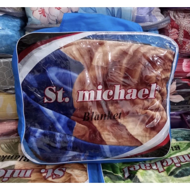 Selimut hotel st michael corak tebal 200x220 super lembut hangat