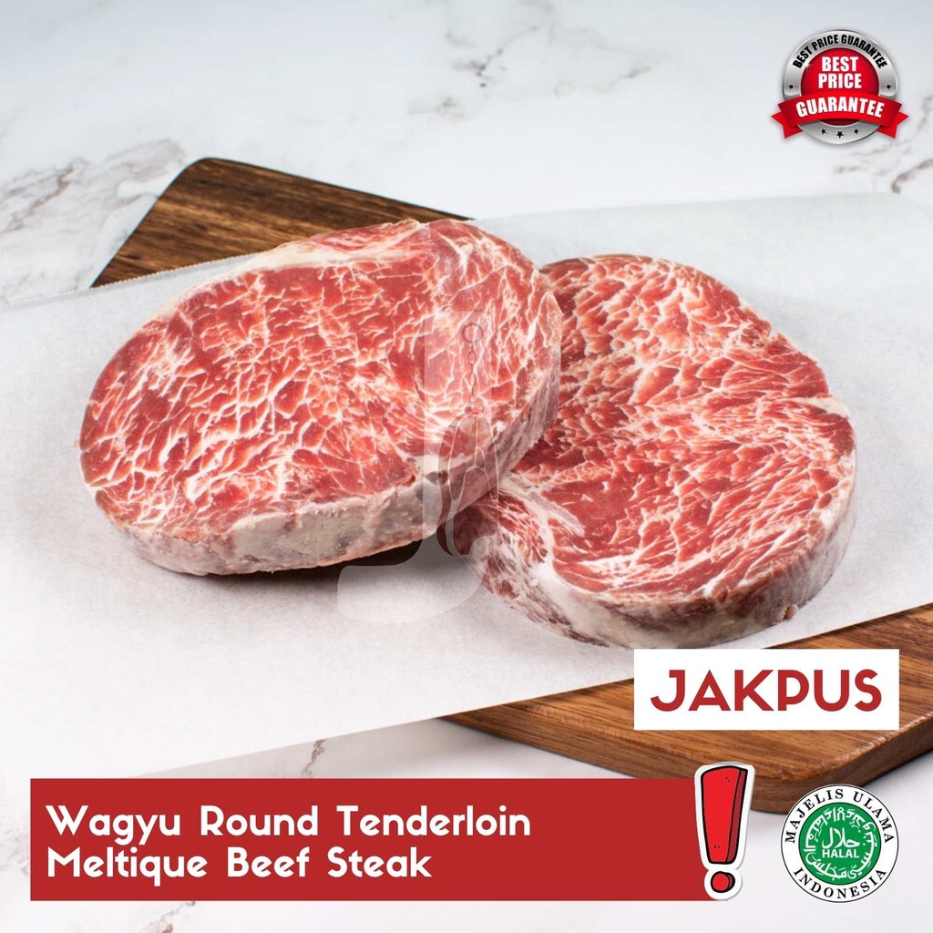 

Wagyu Round Tenderloin Meltique Beef Steak 200gr - JAKPUS