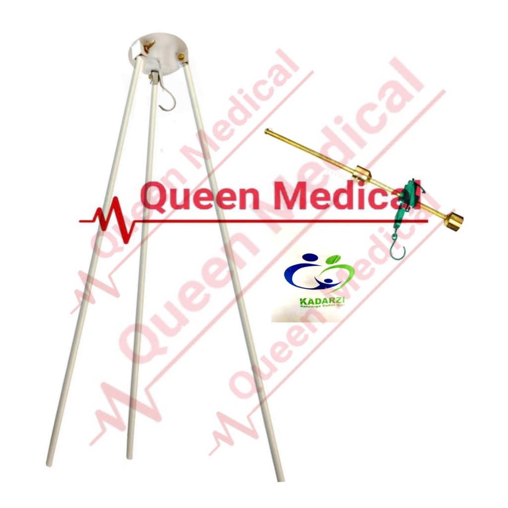Tripot + Timbangan Gantung Dacin/Timbangan Posyandu Bayi Balita