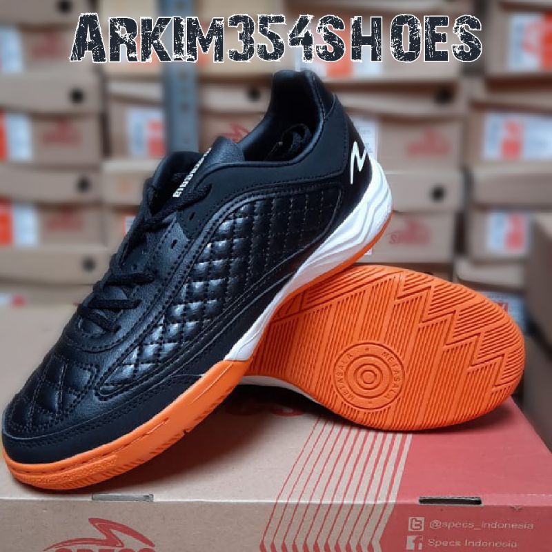 SEPATU FUTSAL SPECS METASALA DEVIATE BLACK SHADOW 100% ORIGINAL