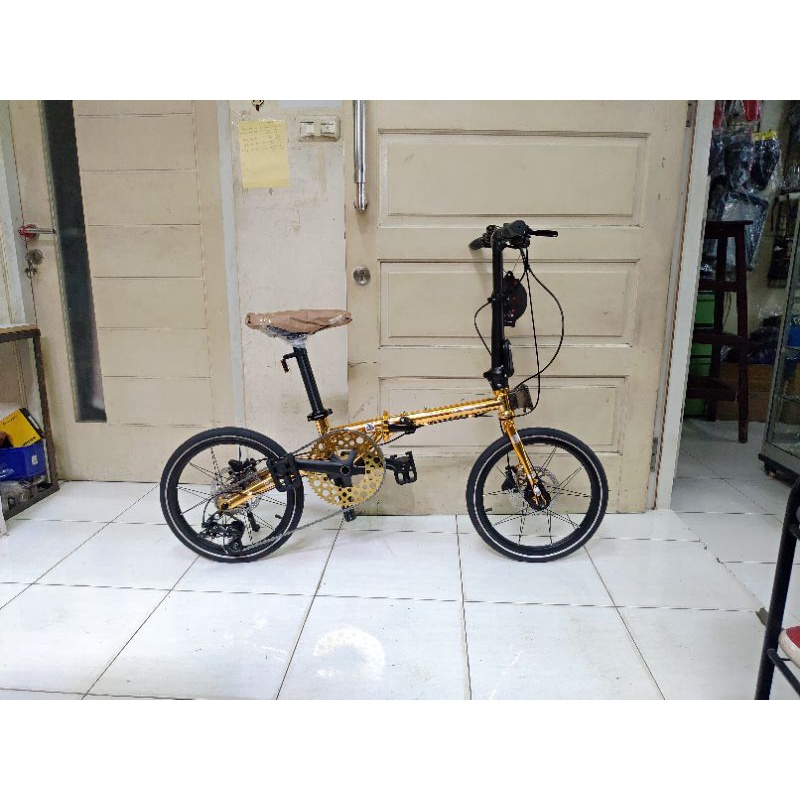 Sepeda Lipat 16 inch Element Troy UV 10 speed New