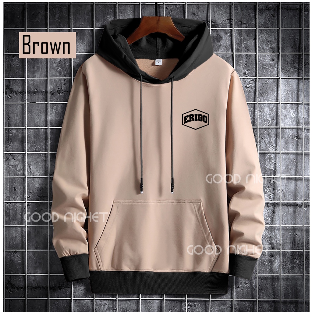 Sweater Hodie Pria Distro Flece Tebal Sweatshirt Hoodie Original Zava Wear Cream BEST - SELLER Zava Wear