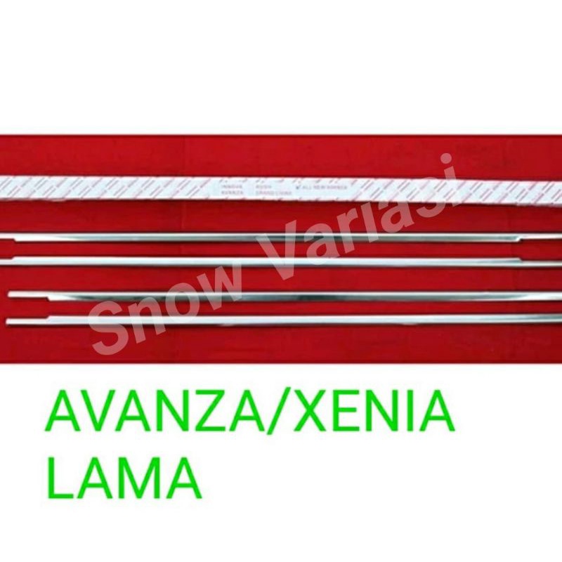 List chrome kaca samping Avanza/Xenia lama 2005-2011