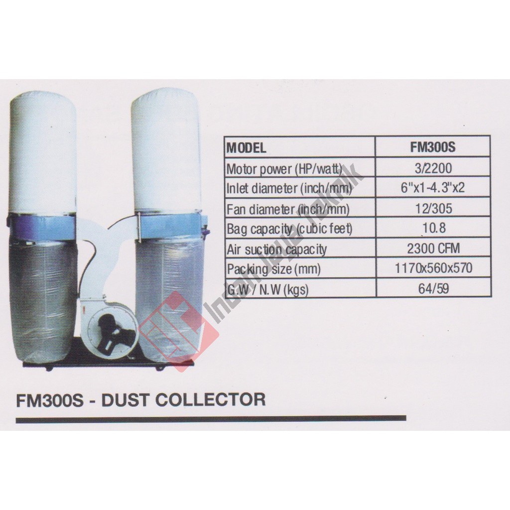 Penghisap Debu / Dust Collector Oscar FM330S