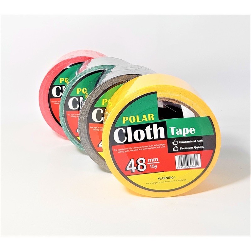 Lakban Kain Warna - Linen Tape - Cloth Tape Polar 48MM