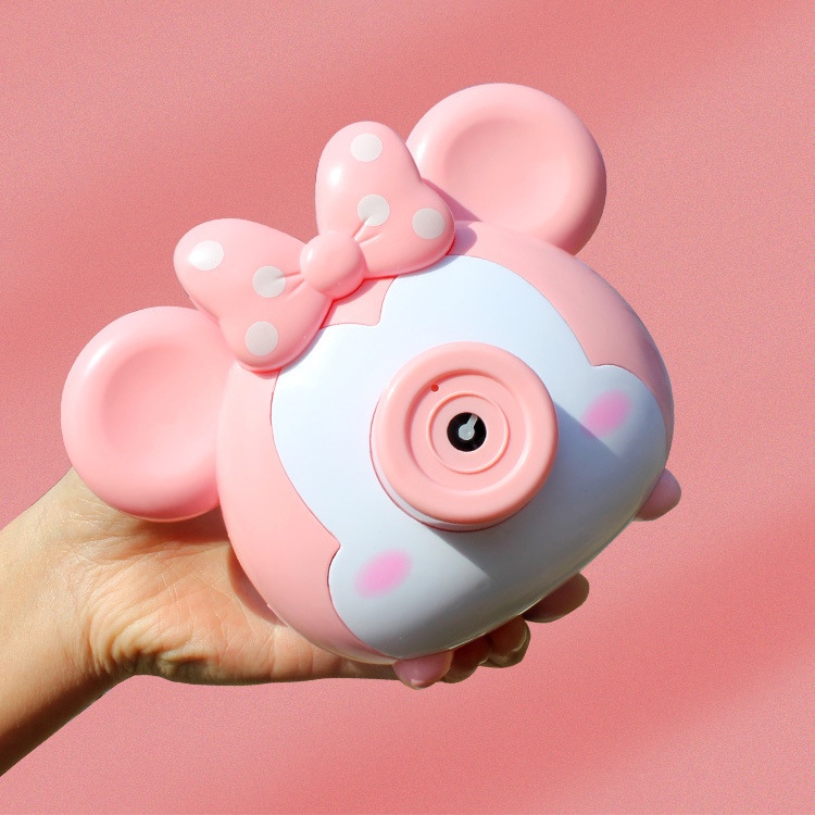 Minan Anak Bubble Camera/Mainan Anak Bubble Machine Beautiful Music-Disney Pink