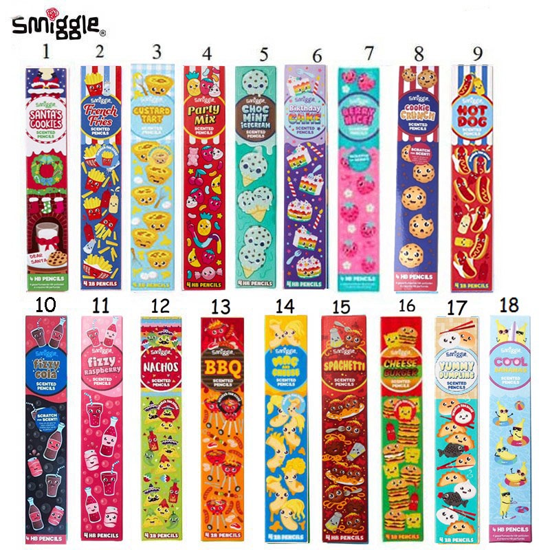

Smiggle Scented Pencil Pack x 4 Original