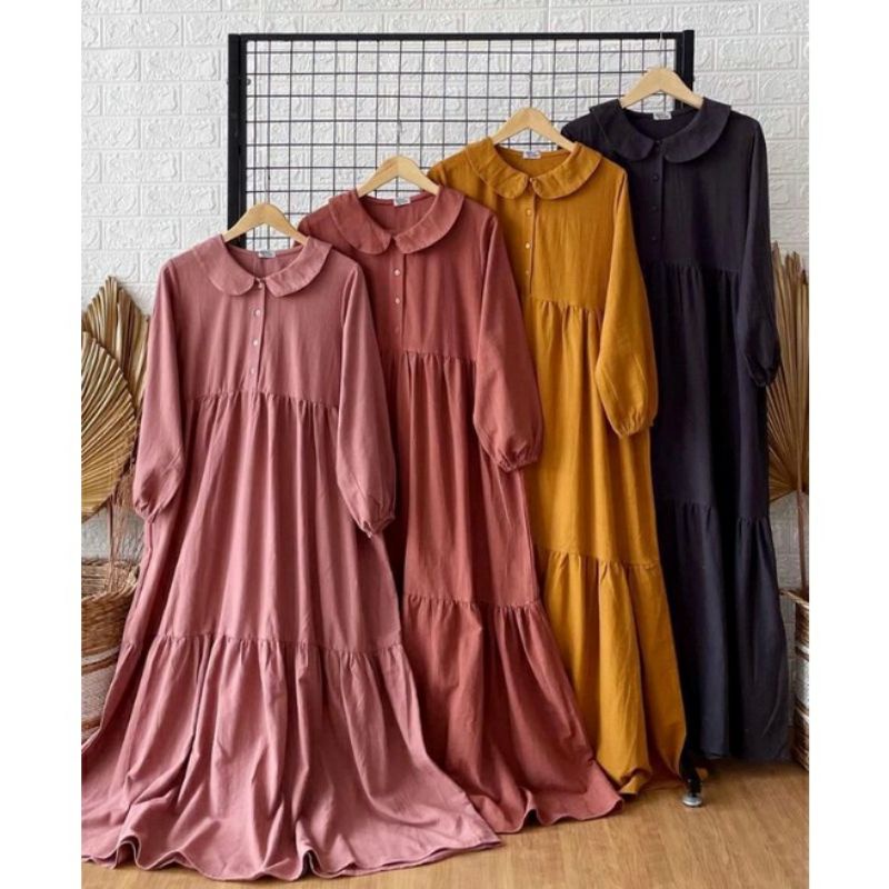 JIHAN DRESS CRINCLE AIRFLOW