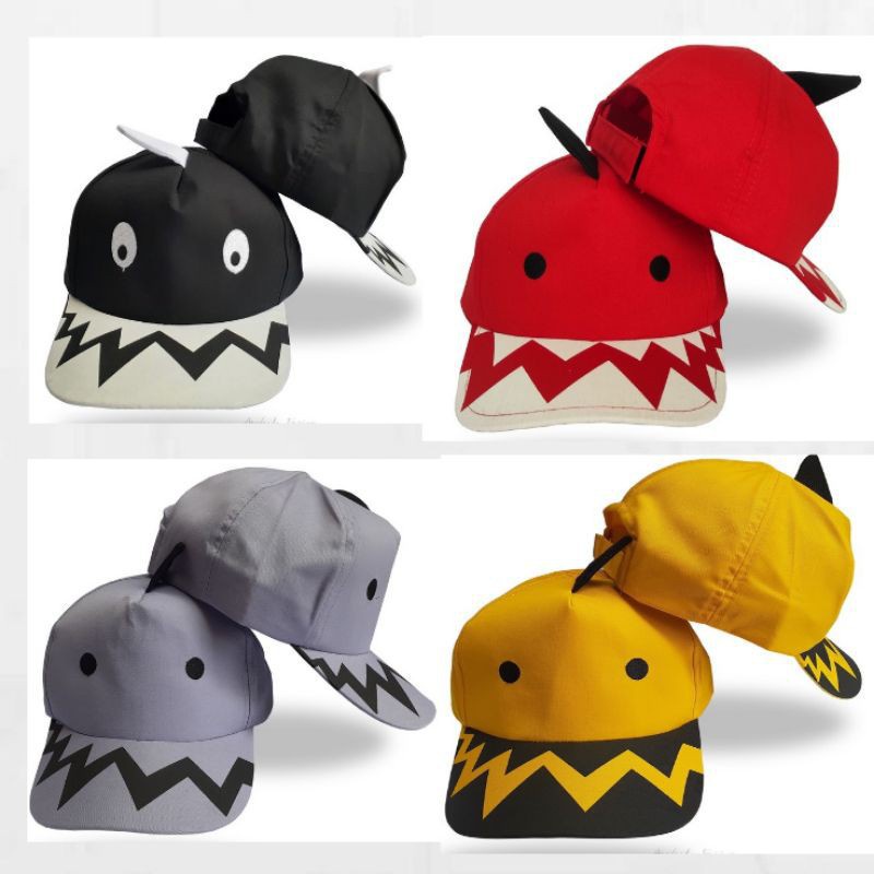 Topi anak perempuan laki laki 2 tahun - 8 tahun lucu baby shark murah