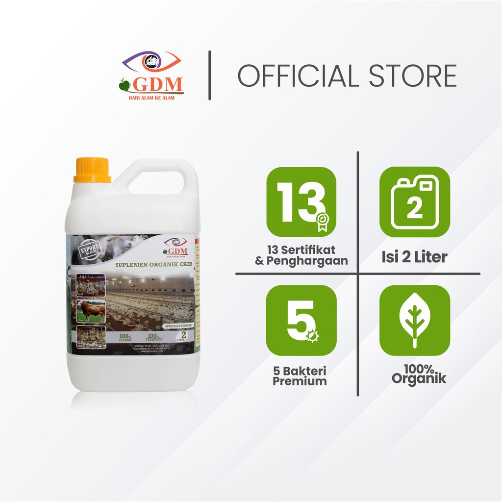 

GDM Suplemen Organik Untuk Peternakan 2 Liter
