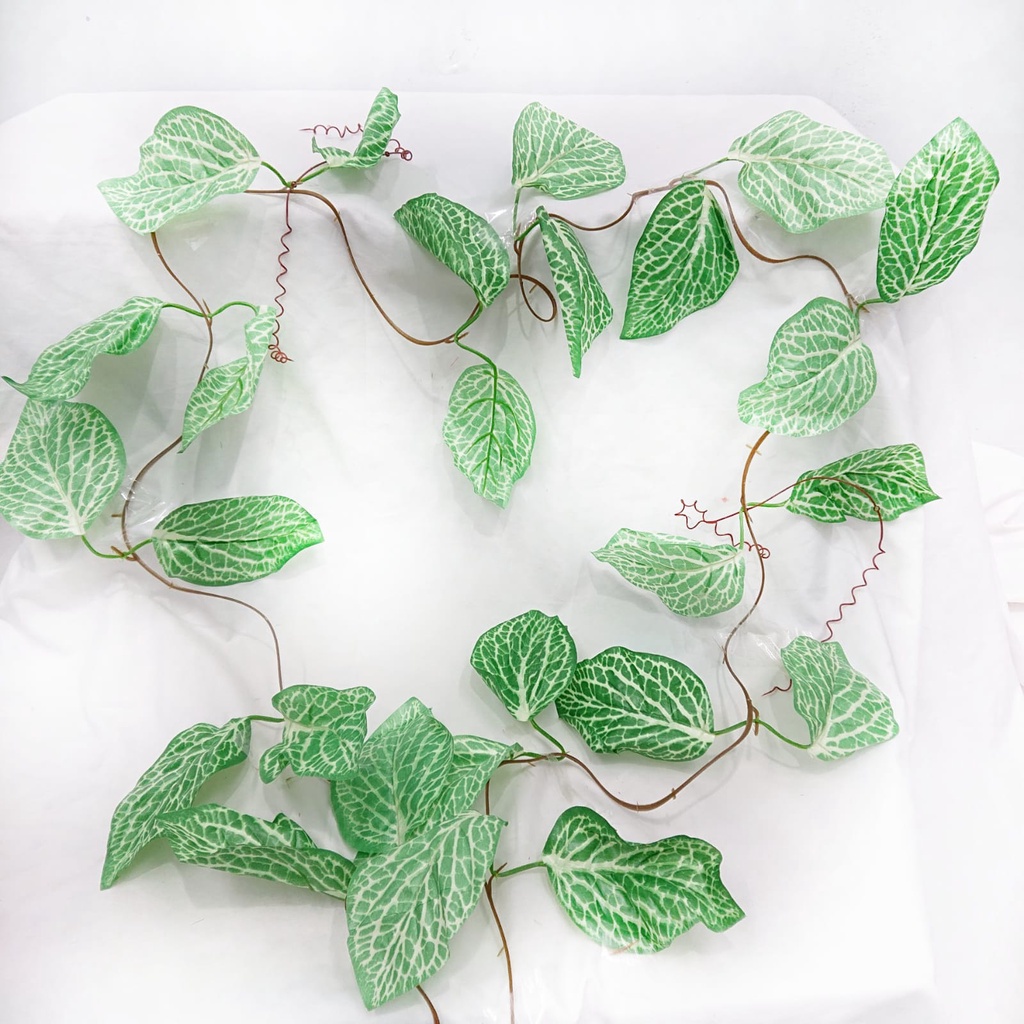 Daun Rambat Plastik Tanaman Hias Urai Juntai Gantung Ornamen Pajangan Dekorasi Dinding Rumah Indoor Artificial Daun Satu7an PBP103