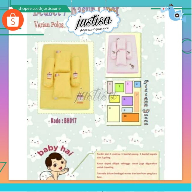 Promo !! BEDSET BABY HAI - KASUR LIPAT BABY - KASUR BABY HAI POLOS PREMIUM - KASUR BABY HAI LIPAT MOTIF POLOS