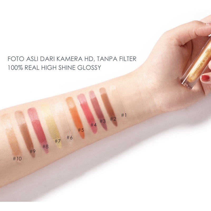 (READY &amp; ORI ) Focallure Plumpmax High Shine Lip Glow FA153 FA 153 lip gloss Lipgloss Plump Max Tahan Lama Waterproof