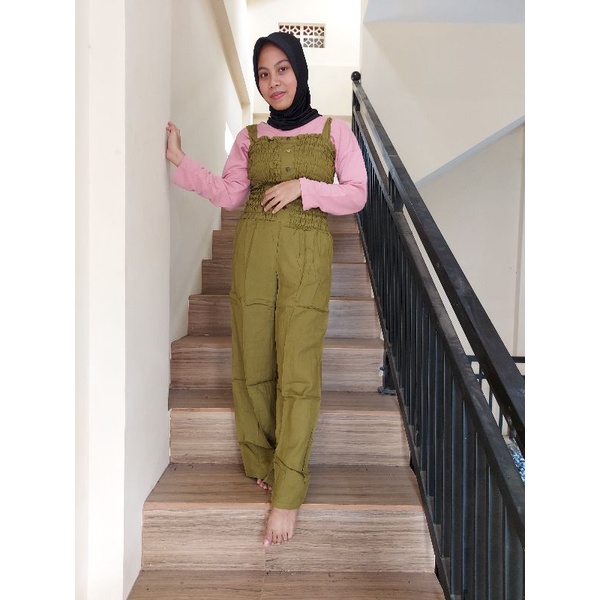 Jamsuit krut celana panjang polos/Jamsut polos/sabrina