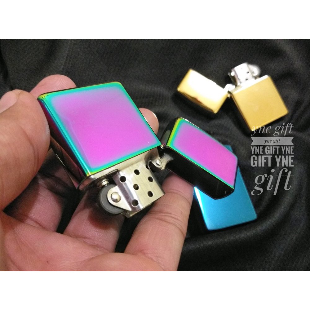 PROMO COD Zippo model Polos 02 Murah Berkualitas. Korek Api Zippo