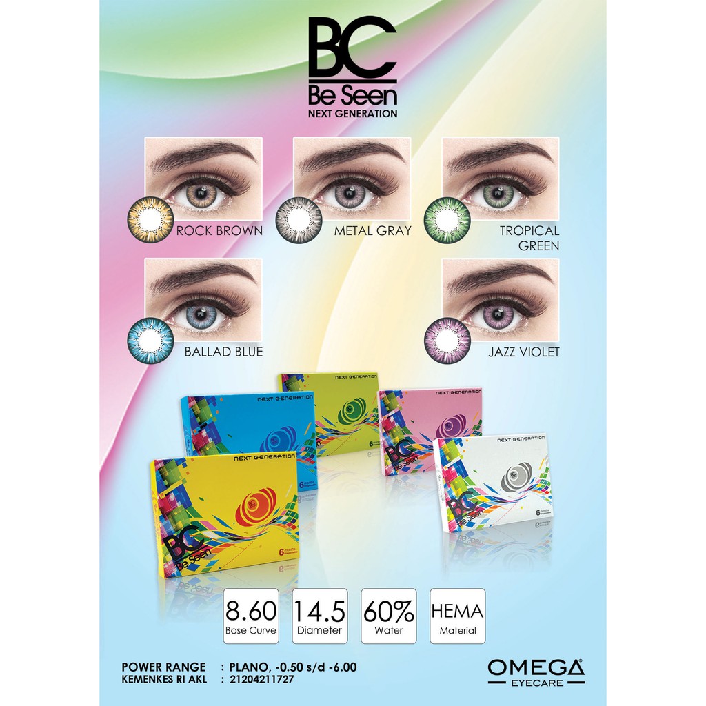 SOFTLENS BC BE SEEN BESEEN  NG NEXT GENERATION