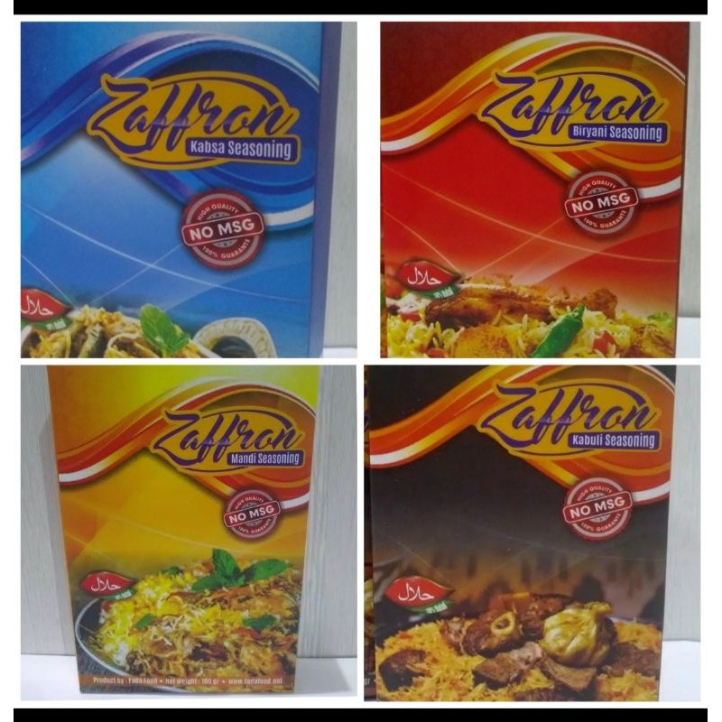 

BUMBU ZAFFRAN KEBULI MANDHI KABSA BIRYANI SEASONING 100 GRAM BUMBU NASI BRIYANI KABLI KABSAA MANDI