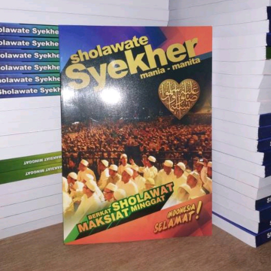 Sholawate Syekher Mania Manita - Buku Kumpulan Sholawat Habib Syekh
