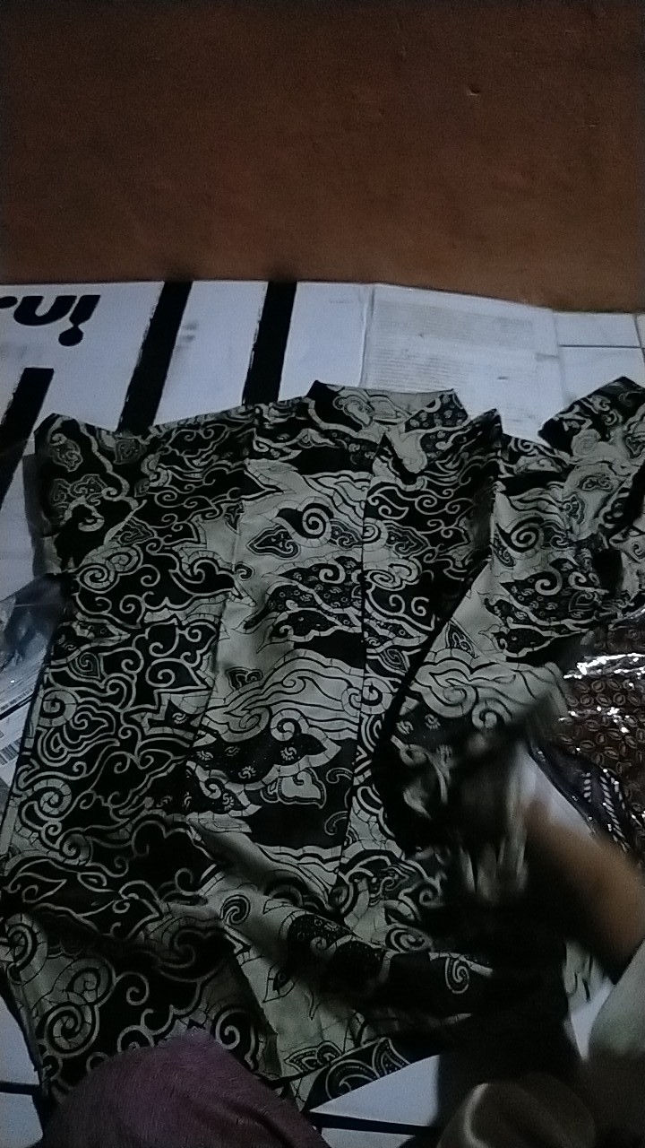 Batik Couple Keluarga Sania Ruffle Ori Ndoro Jowi Dnt