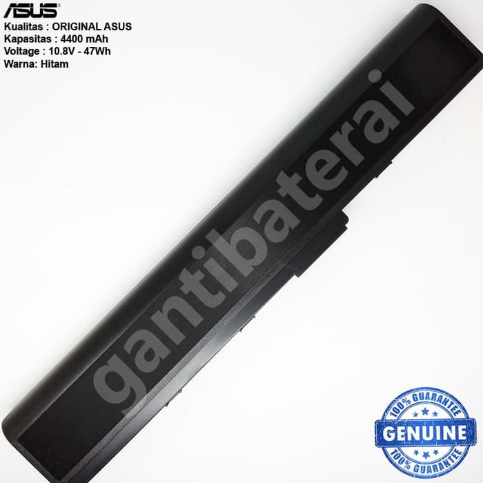 Original Baterai Asus X42 X42J X42DE X42F X67F X5I X52F X52J A32-N82