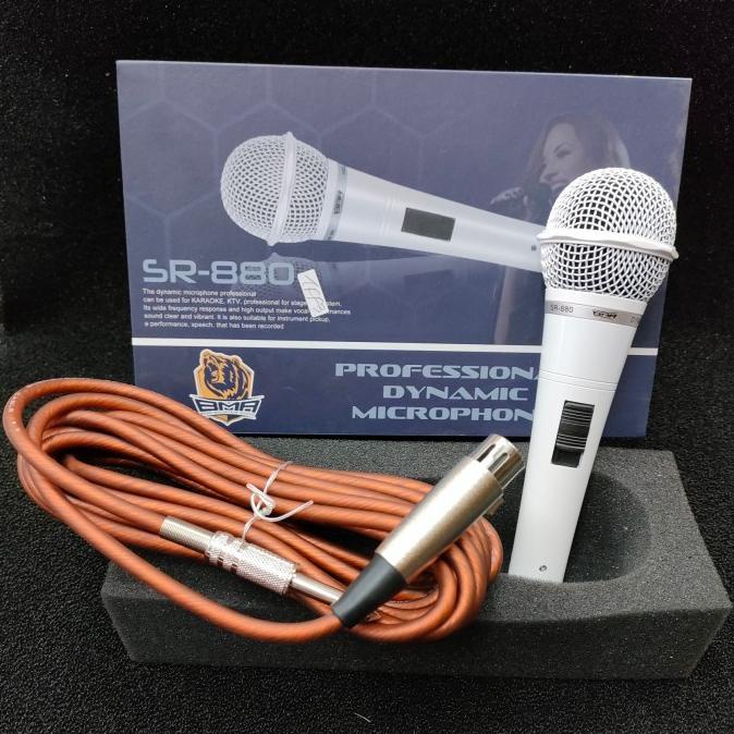 Microphone Mic Kabel BMA SR880 ORI Mic Vocal BMA SR 880 ORI New Produk