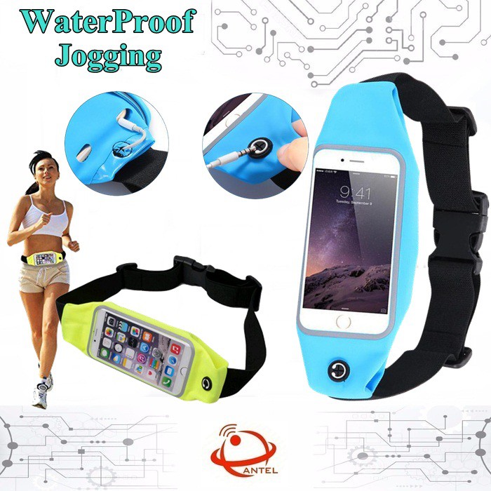 Waterproof Waist Bag Running Belt Tas Pinggang Olaharaga Jogging Lari