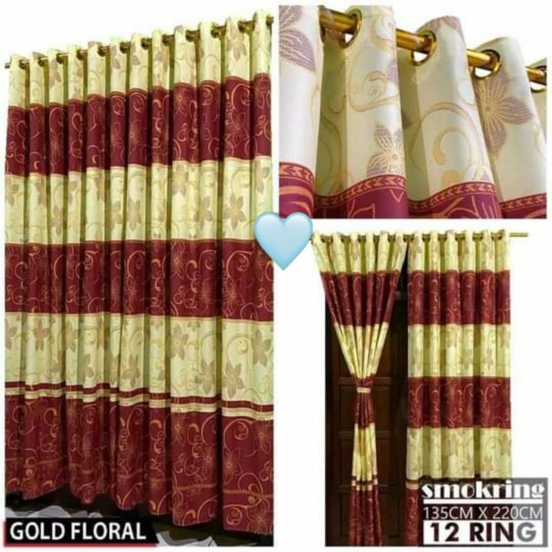 gorden smokring 12 ring floral gold
