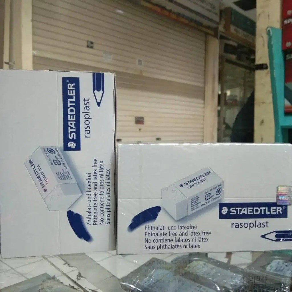 

Penghapus Pensil Rubber Eraser 526 - B40p Putih Stip Kecil Murah