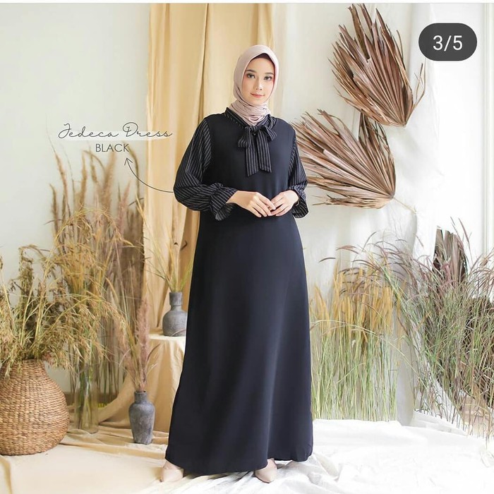 RANIA SET IK D8 LONG DRESS MUSLIM / WANITA